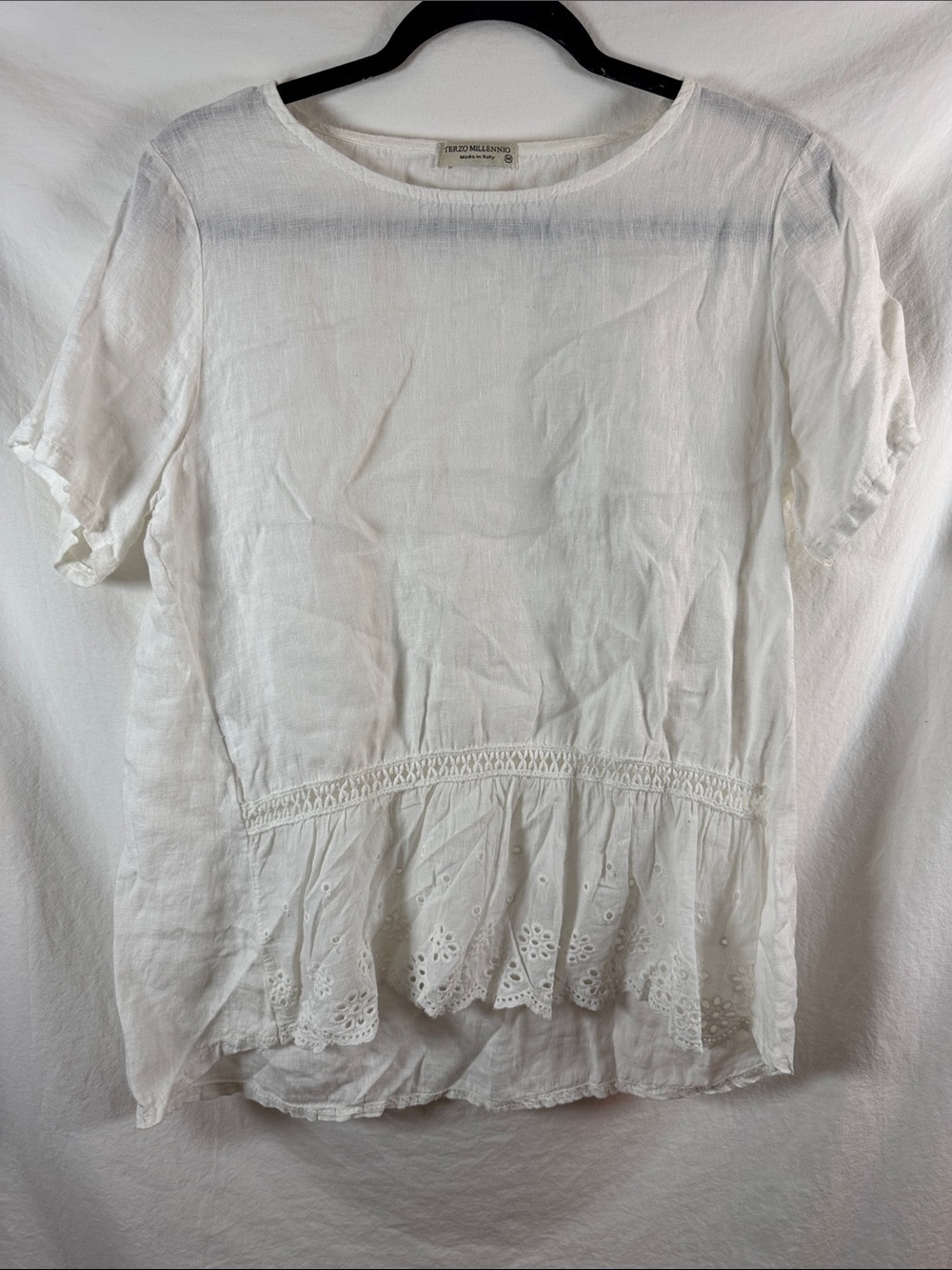 Terzo Millennio Linen Blouse Medium
